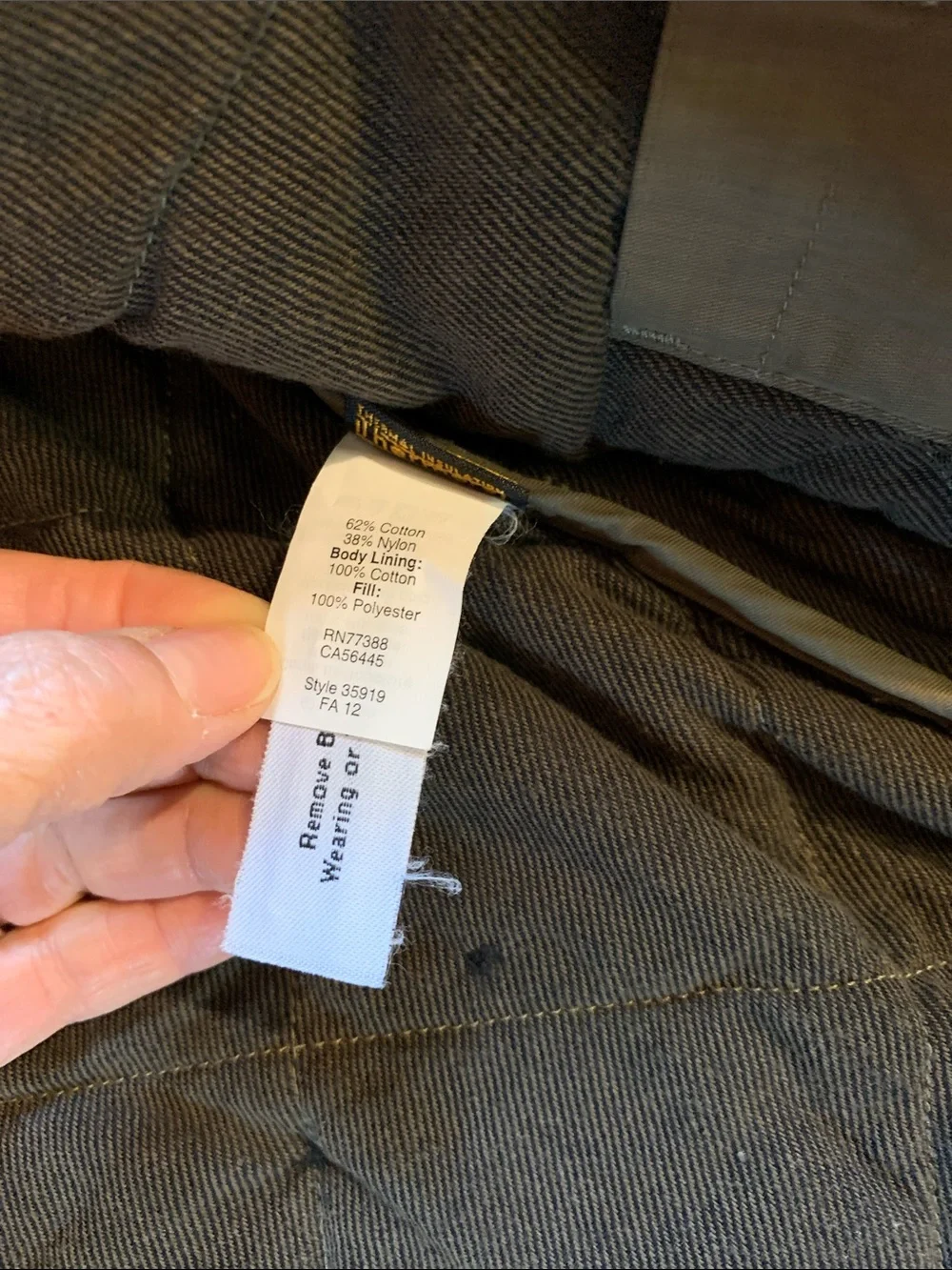 J. Crew Quilted Men's Olive Green Vest Jacket - Lightweight Layering